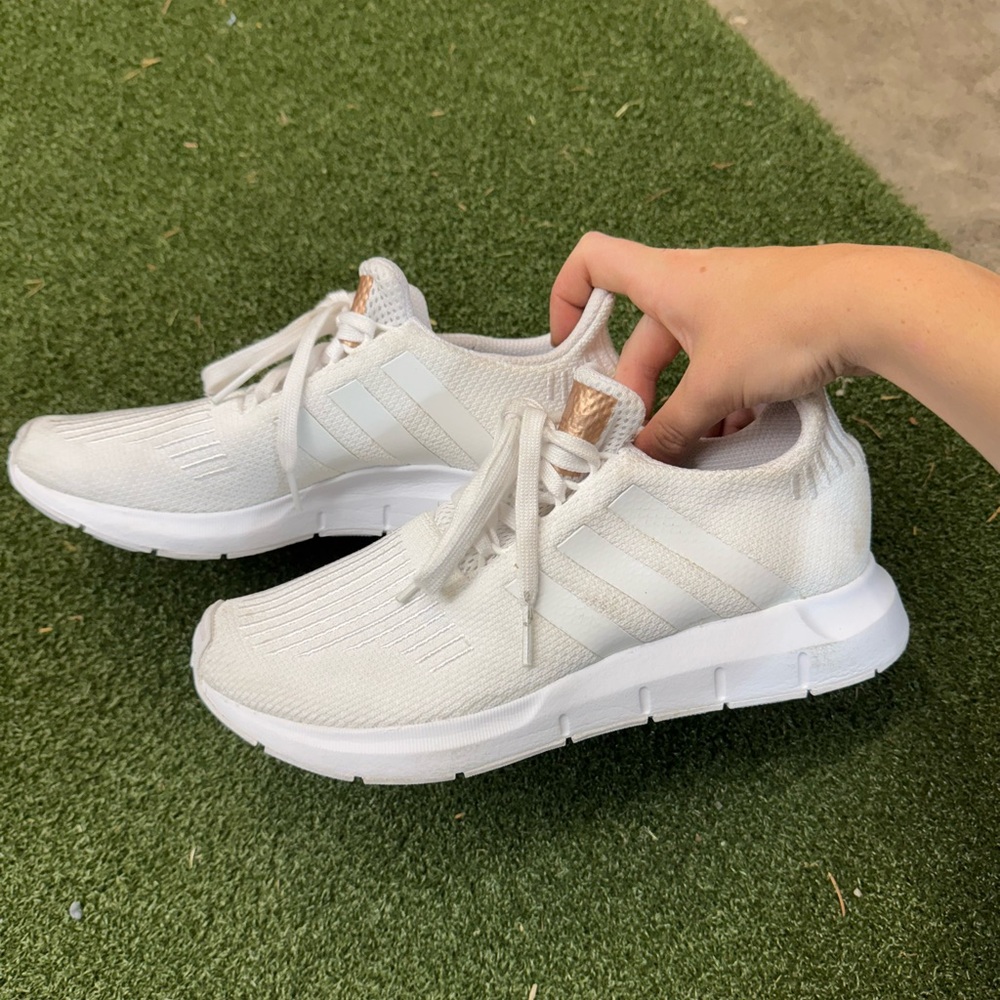 Adidas White Athletic Sneakers